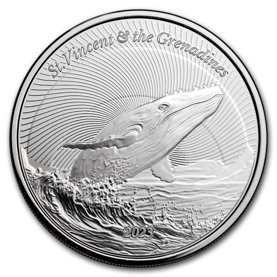 2023 St. Vincent & The Grenadines 1 oz Silver Humpback BU