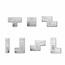 2023 Tetris™ Niue 1 oz Ag $2 Tetrimino Shapes 7-Coin Set