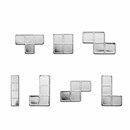 2023 Tetris™ Niue 1 oz Ag $2 Tetrimino Shapes 7-Coin Set