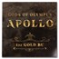 2023 Tuvalu 1 oz Gold Gods of Olympus BU (Apollo, w/ COA)