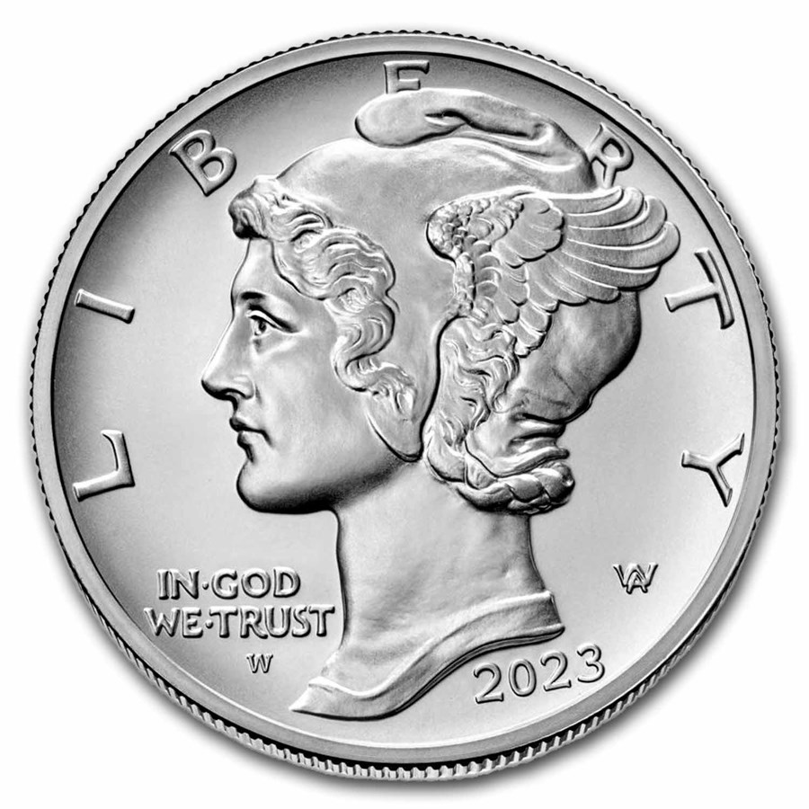 2023-W 1 oz Burnished American Palladium Eagle (w/Box & COA)