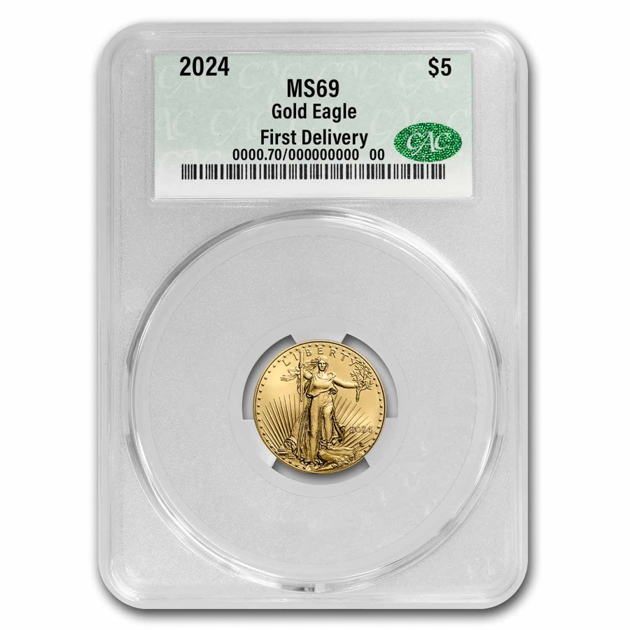 2024 1/10 oz American Gold Eagle MS-69 CAC (First Delivery)