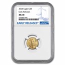 2024 1/10 oz American Gold Eagle MS-70 NGC (Early Releases)