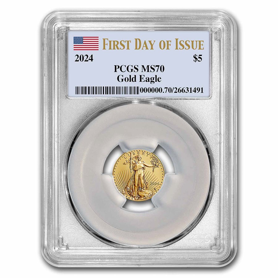 2024 1/10 oz American Gold Eagle MS-70 PCGS (First Day of Issue)