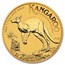 2024 1/10 oz Gold Kangaroo Pendant (Diamond-ScrewTop Bezel)