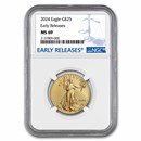 2024 1/2 oz American Gold Eagle MS-69 NGC (Early Releases)