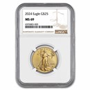 2024 1/2 oz American Gold Eagle MS-69 NGC
