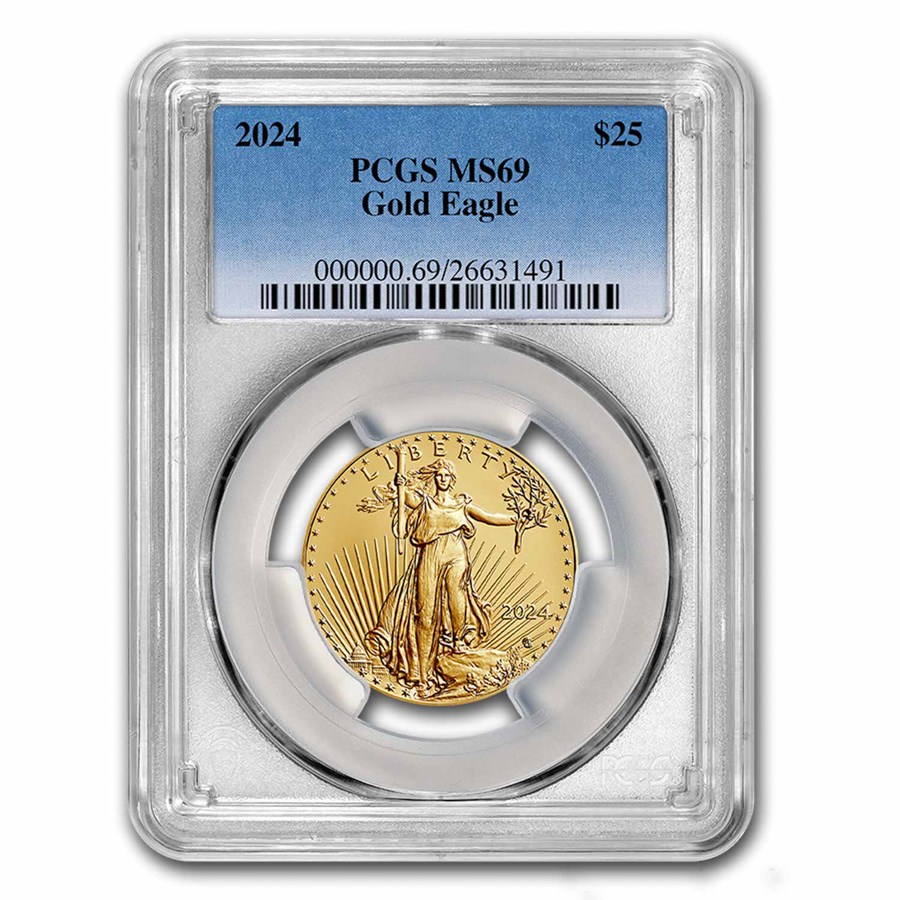 2024 1/2 oz American Gold Eagle MS-69 PCGS