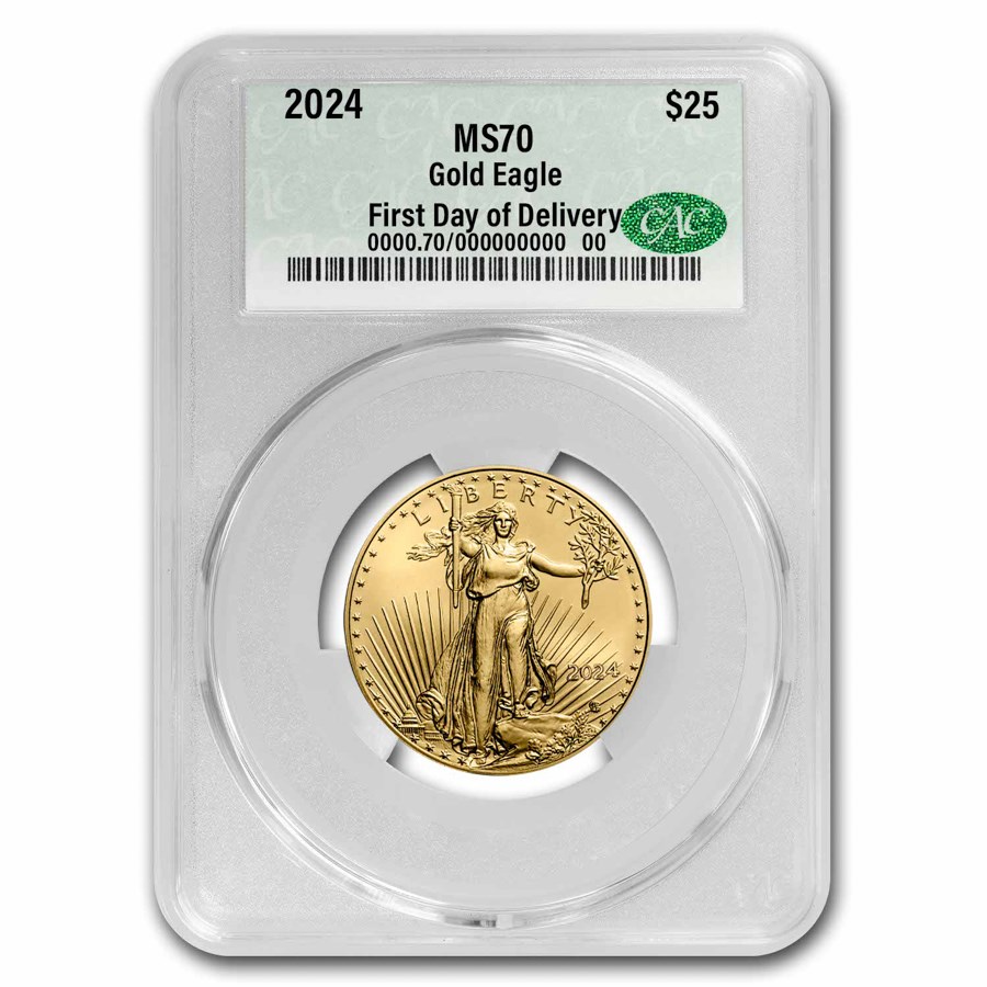 2024 1/2 oz American Gold Eagle MS-70 CAC (First Day of Delivery)