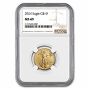 2024 1/4 oz American Gold Eagle MS-69 NGC