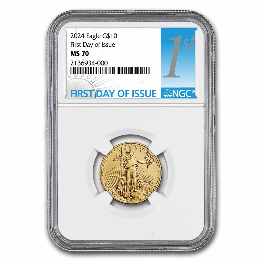 2024 1/4 oz American Gold Eagle MS-70 NGC (First Day of Issue)