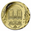 2024 1/4 oz Proof Gold €50 Paris 2024 Olympics: Notre Dame