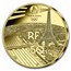 2024 1/4 oz Proof Gold €50 Paris 2024 Olympics: Notre Dame