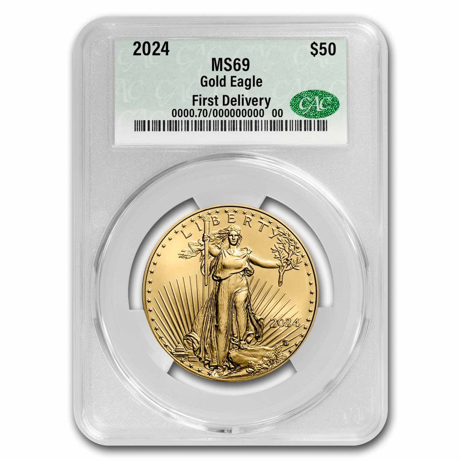 2024 1 oz American Gold Eagle MS-69 CAC (First Delivery)