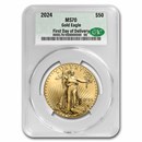 2024 1 oz American Gold Eagle MS-70 CAC (First Day of Delivery)