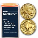 2024 1 oz Gold Buffalo (20-Coin MintDirect® Tube)