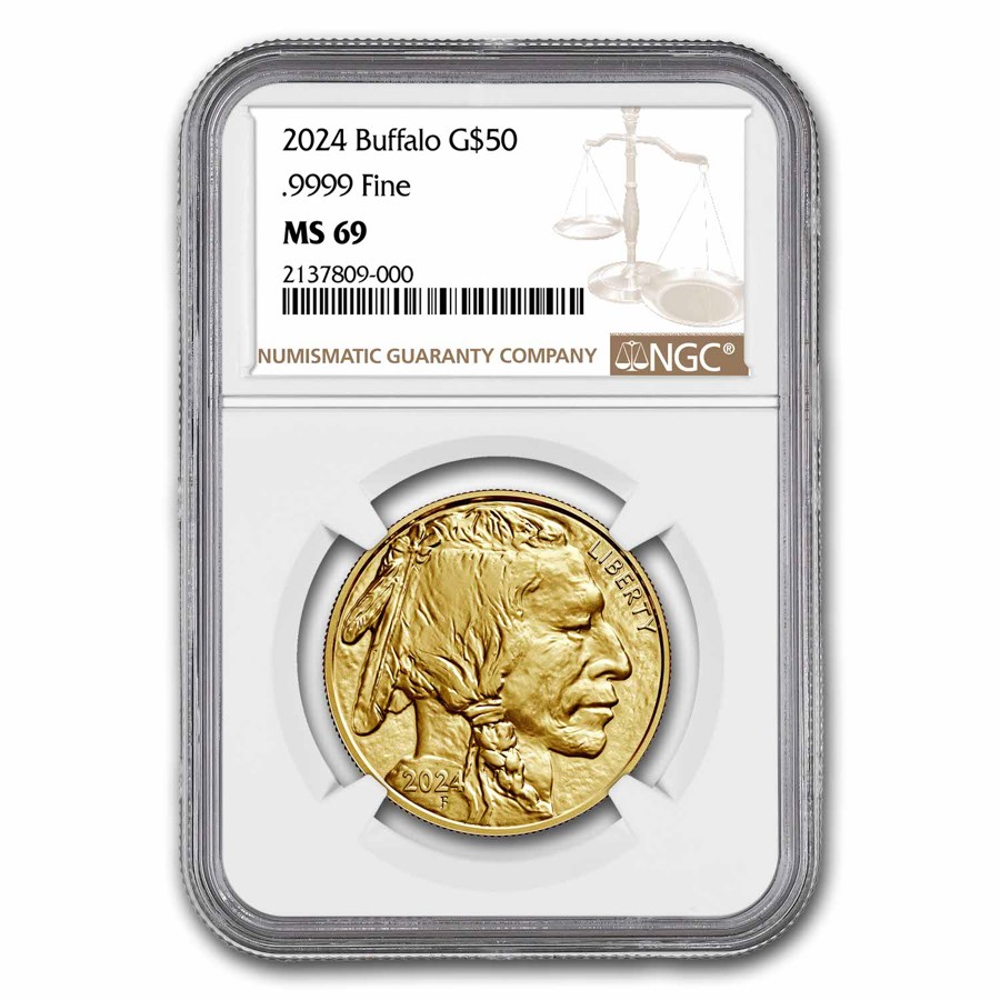 2024 1 oz Gold Buffalo MS-69 NGC