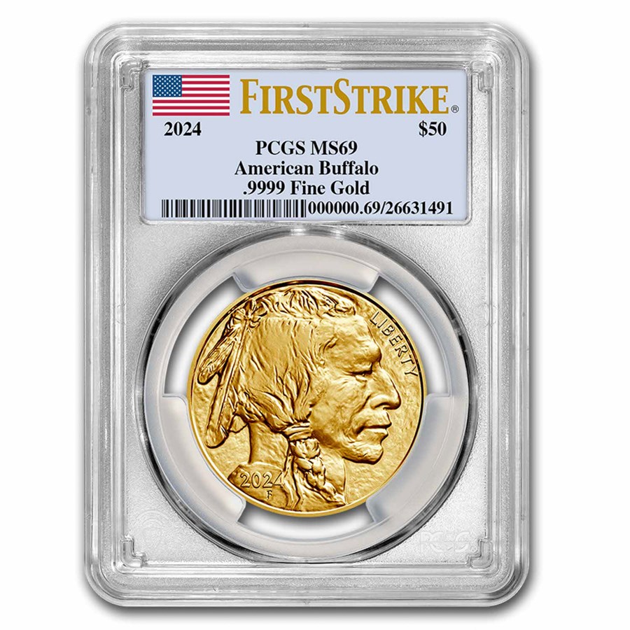 2024 1 oz Gold Buffalo MS-69 PCGS (FirstStrike®)