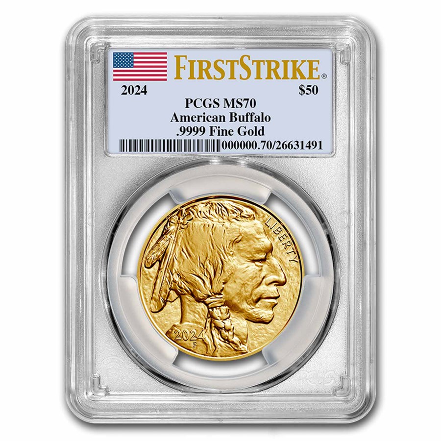 2024 1 oz Gold Buffalo MS-70 PCGS (FirstStrike®)