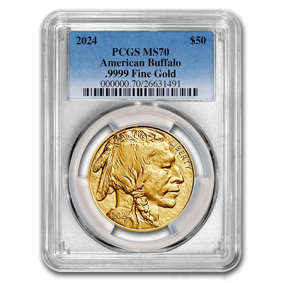 2024 1 oz Gold Buffalo MS-70 PCGS