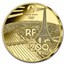 2024 1 oz Proof Gold €200 Paris 2024 Olympics: Eiffel Tower