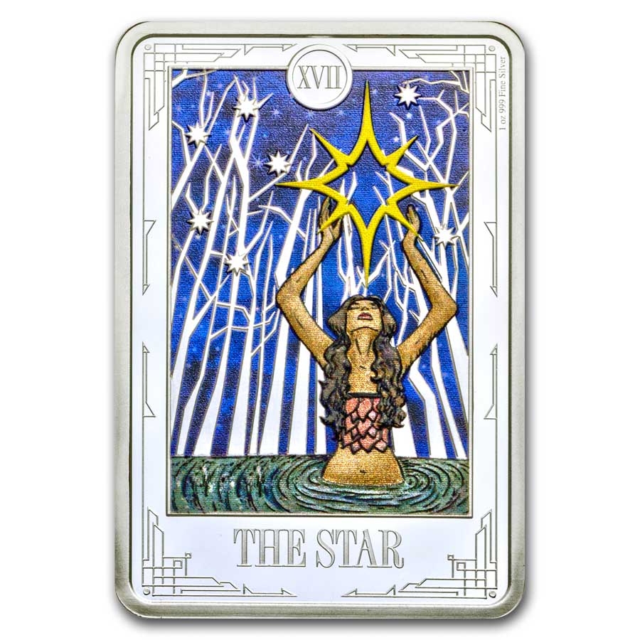 2024 1 oz Silver $2 Tarot Cards: The Star