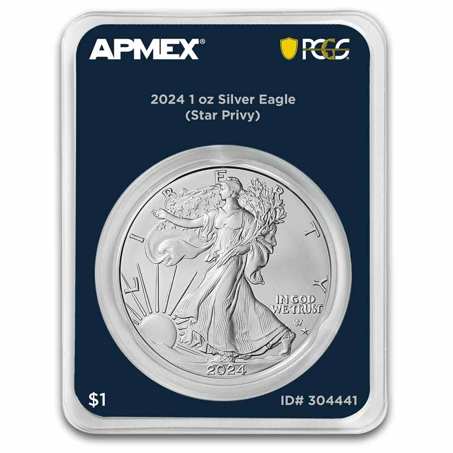 Buy 2024 1 oz Silver Eagle Star Privy (FirstStrike) APMEX