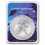 2024 1 oz Silver Eagle - w/Celebrate Graduate Card, In TEP