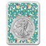 2024 1 oz Silver Eagle - w/Festive Easter Collage Card, In TEP