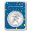 2024 1 oz Silver Eagle - w/Happy Birthday, Confetti Card, In TEP