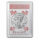 2024 1 oz Silver Eagle - w/Harris Holder, It's A Girl! Design