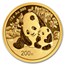 2024 15 gram Gold Panda Pendant (Diamond-Cut Screw Top Bezel)