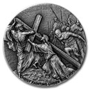 2024 2 oz Silver Coin - Biblical Series (Christ Fainting)