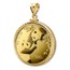 2024 30 gram Gold Panda Pendant (Diamond-Cut Screw Top Bezel)