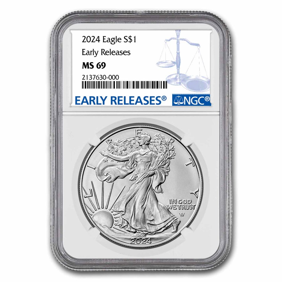 2024 American Silver Eagle MS-69 NGC (Early Releases)