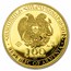 2024 Armenia 1 gram Gold 100 Dram Noah's Ark BU