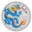 2024 AUS 1/2 oz Ag 10-Coin Colorized Lunar Dragon Set Box/COA