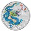 2024 AUS 1/2 oz Ag 10-Coin Colorized Lunar Dragon Set Box/COA