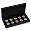 2024 AUS 1/2 oz Ag 10-Coin Colorized Lunar Dragon Set Box/COA