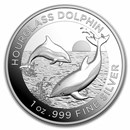 2024 AUS 1 oz Silver Dolphin High Relief Proof (COA #10, w/Box)