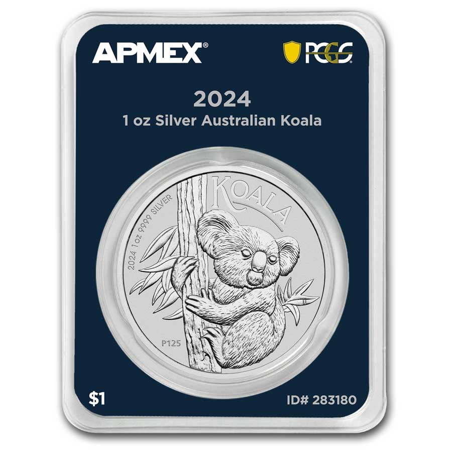 2024 AUS 1 oz Silver Koala- MintDirect® Premier Single + PCGS FS®