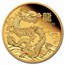 2024 Australia 1/10 oz Gold Lunar Dragon Proof (w/Box & COA)