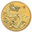 2024 Australia 1/4 oz Gold Lunar Dragon MS-70 PCGS (FS Red Label)