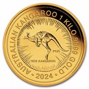 2024 Australia 1 kilo Gold Kangaroo BU