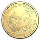 2024 Australia 1 oz Gold $100 Hourglass Dolphin BU (w/Box & COA)