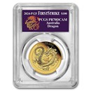 2024 Australia 1 oz Gold Dragon PR-70 PCGS (FS)