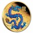 2024 Australia 1 oz Gold Lunar Dragon PF (Colorized, Box & COA)