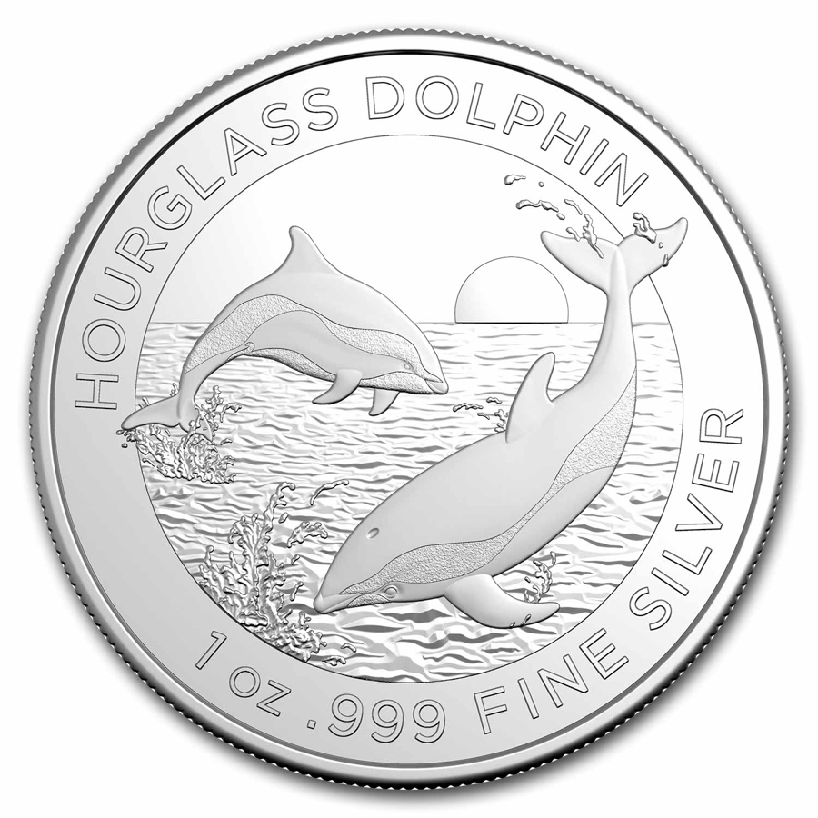 Buy 2024 Australia 1 Oz Silver Hourglass Dolphin BU | APMEX