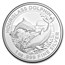 2024 Australia 1 oz Silver $1 Hourglass Dolphin BU