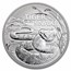 2024 Australia 1 oz Silver $1 Tiger Snake BU